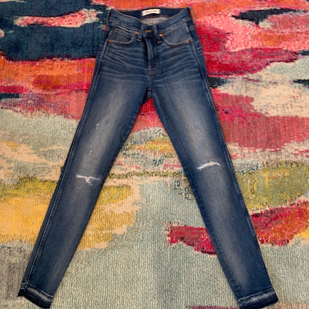 Madewell skinny high rise jeans